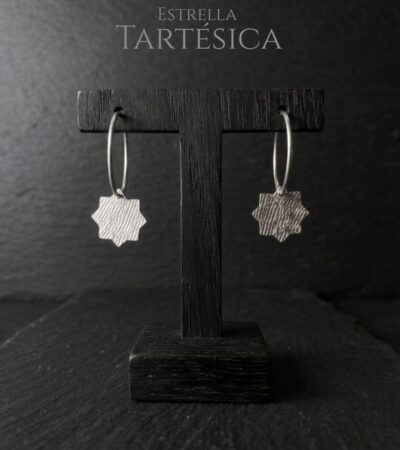 Pendientes aro estrella Tartésica